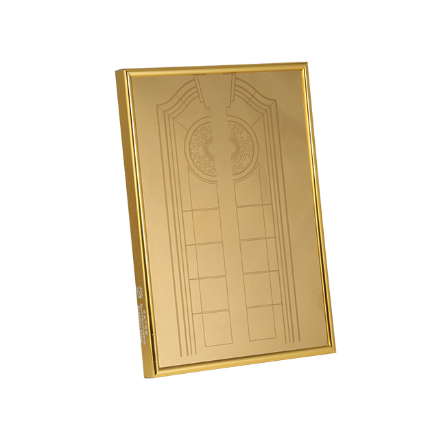 ลิฟท์ ประตู Ti Gold Mirror แผ่นสแตนเลส รีดเย็น